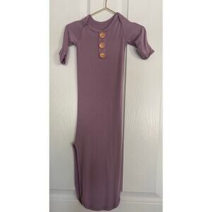 Suzel Purple Knotted Bamboo Sleeper 0-3 Months